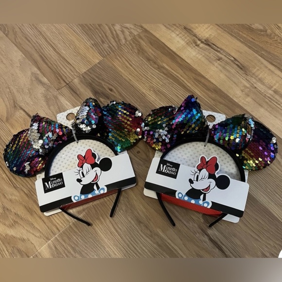 Disney Minnie Mouse Sequin Ears Headband - Picture 1 of 6